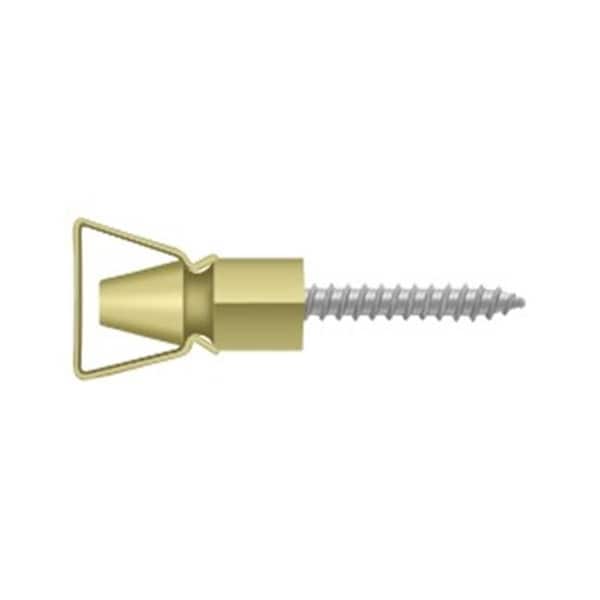Deltana Deltana SDH101U3 1.25 in. Brass Shutter Door Holder; Polished Brass SDH101U3 - main